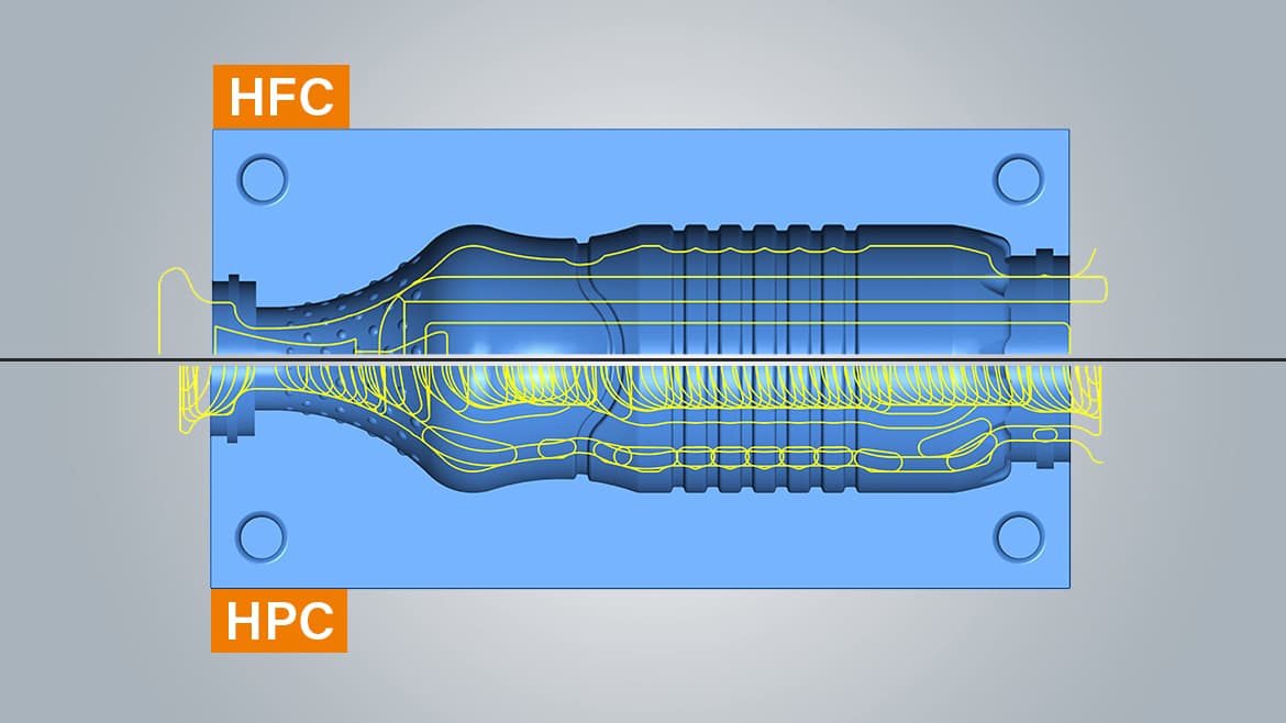 roughing toolpath hfc hpc