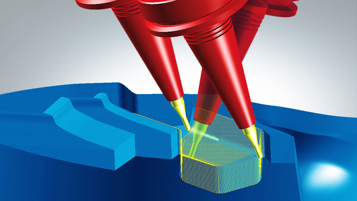 equidistant finishing simultaneous machining