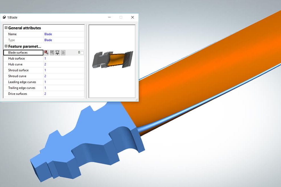 turbine blade features