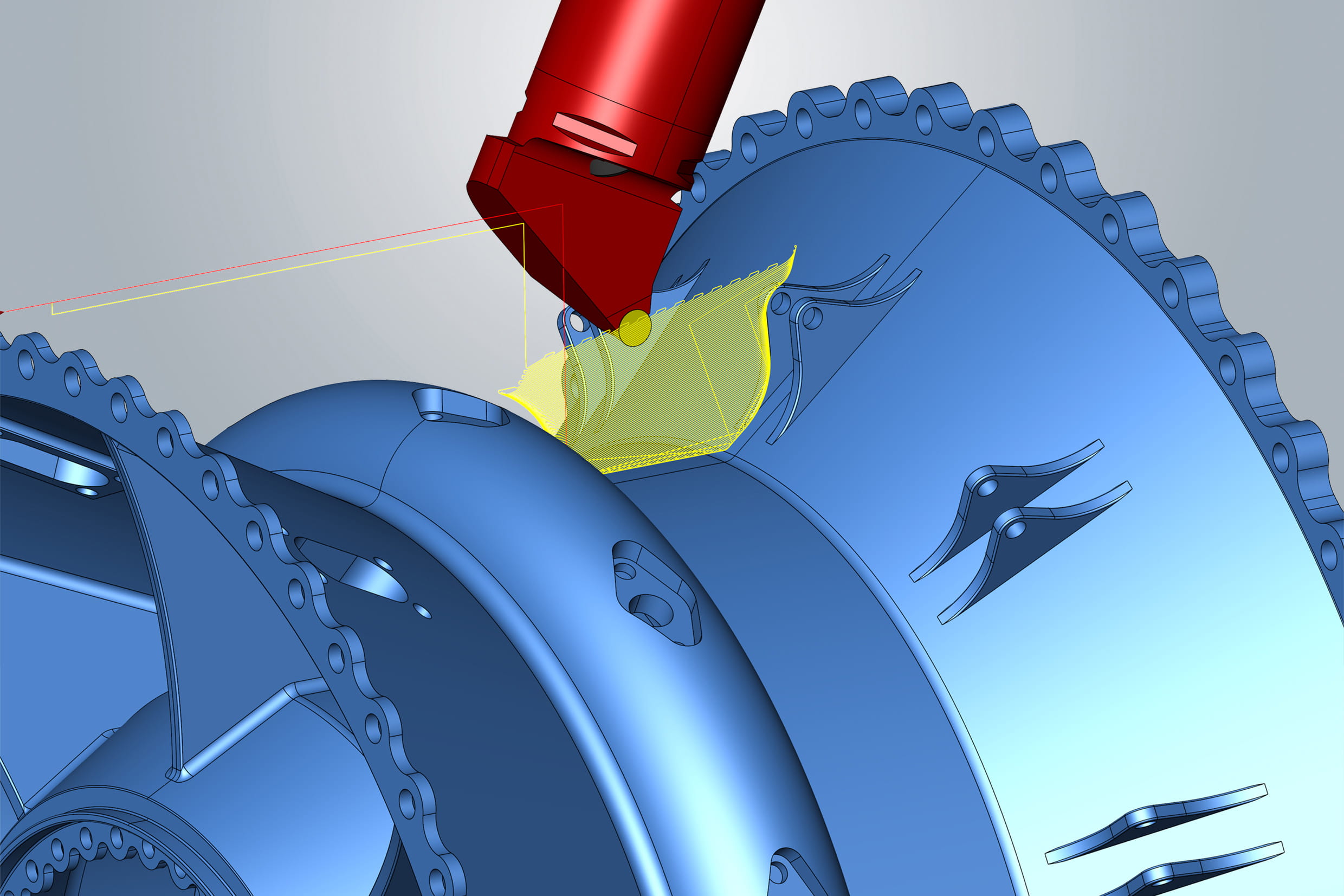 3 axis simultaneous high performance turning