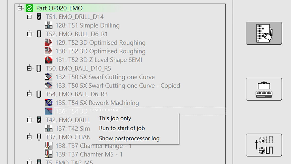 jump locations virtual machining center