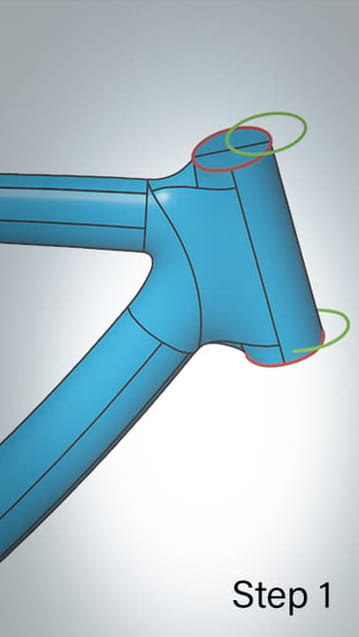 volumetric deformation step 1