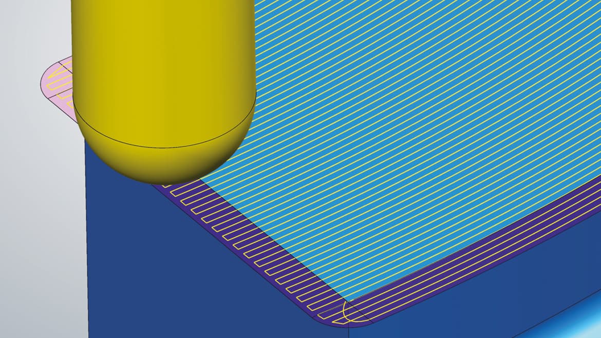 3d profile finishing surface extension