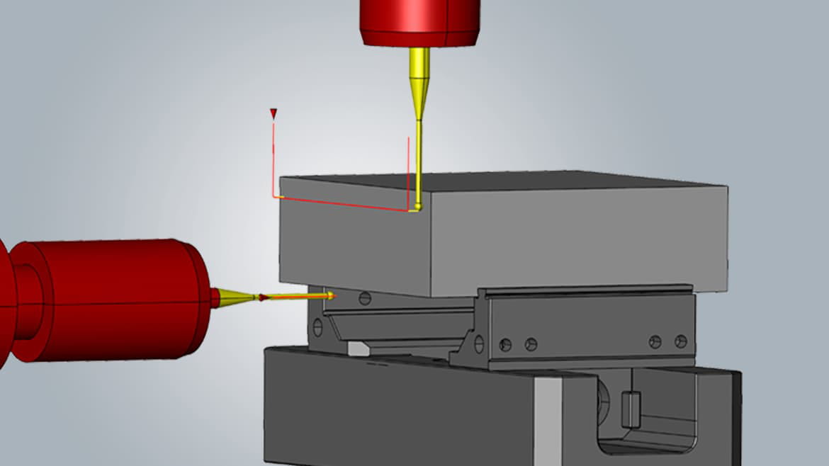 workpiece set up alignment edge