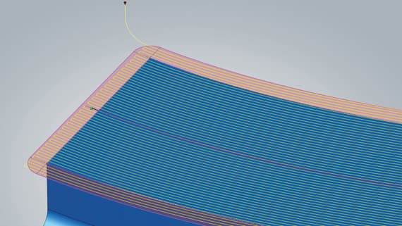 3d profile finishing surface extension