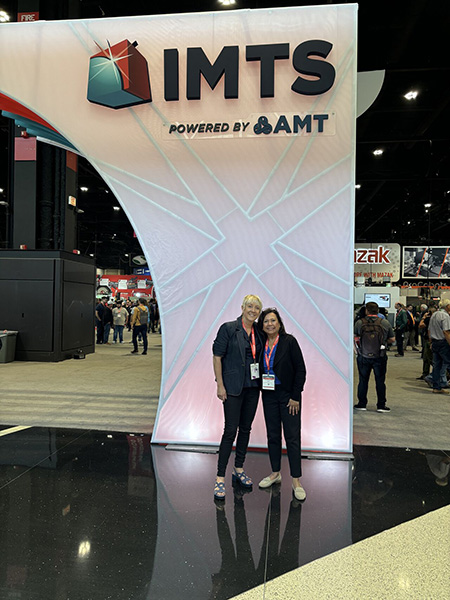 Lorraine Maxwell and Anne Samuelsson from AMTIL at IMTS 2024