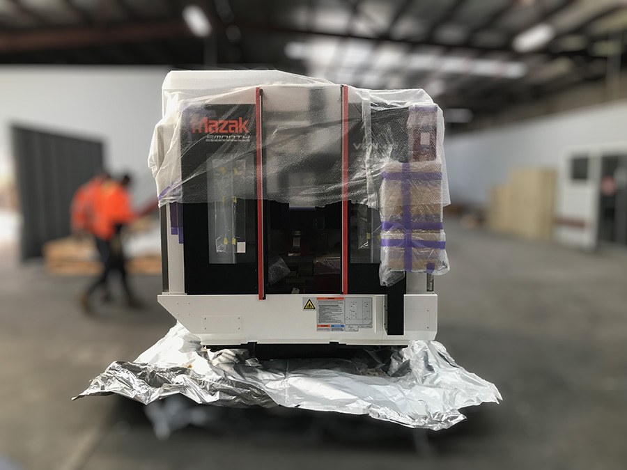 Mazak VCN 460 arrival at John Hart