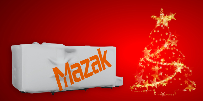 Mazak gift wrapped
